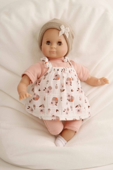 Schildkröt Spielpuppe Schlummerle 32 cm  mit Malhaar , braune Augen NEU 2024